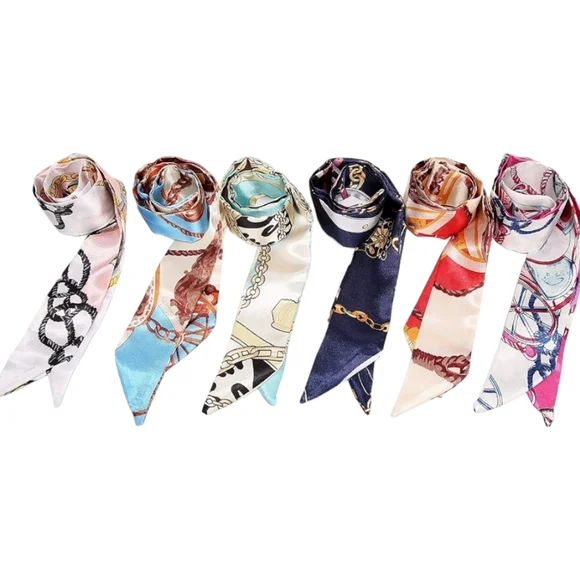 NEW! BAG TWILLY, LUXURY INSPIRED headband bracelet, light pink, white and blue - Picture 3 of 3